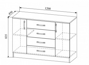 Комод Софи СКМ 1200.1 в Железногорске - jeleznogorsk.mebelnovo.ru | фото