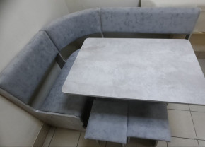 Кухонный уголок Миссия V велюр (цемент) в Железногорске - jeleznogorsk.mebelnovo.ru | фото