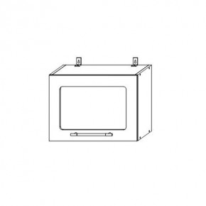 Опера ВПГС 500 шкаф верхний горизонтальный со стеклом в Железногорске - jeleznogorsk.mebelnovo.ru | фото