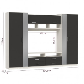 ШМЦ Вена  91.01 с зеркалом в Железногорске - jeleznogorsk.mebelnovo.ru | фото