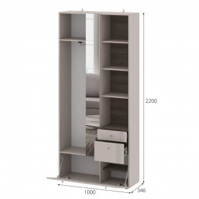 Вешалка с зеркалом Одетта (ВШ1) в Железногорске - jeleznogorsk.mebelnovo.ru | фото